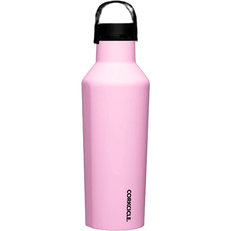 Elevate Your Hydration Game with the Sun Soaked Pink Corkcicle 32oz Sport Canteen - Perfect Etch