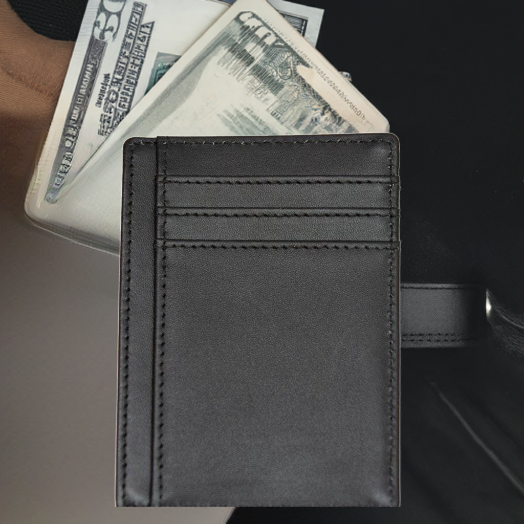 G.O.A.T Wallet: Leather Wallet with Steel Money Clip