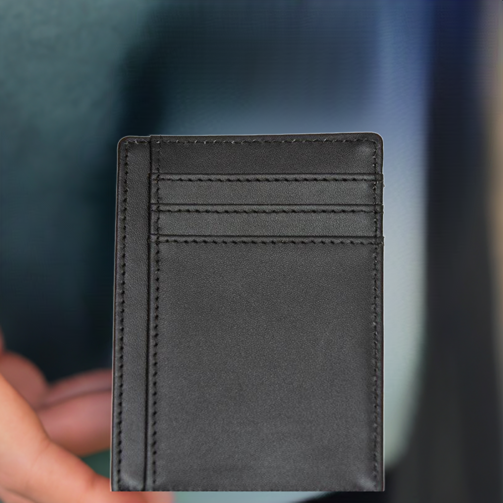 G.O.A.T Wallet: Leather Wallet with Steel Money Clip