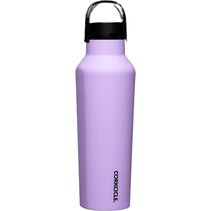 Hydration Champion: Corkcicle 20oz Series A Sport Canteen in Sun Soaked Lilac - Perfect Etch