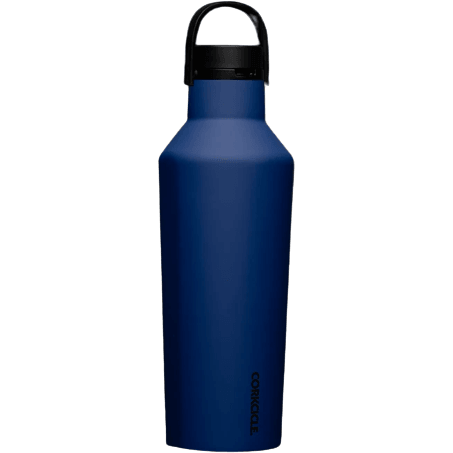 Midnight Navy Corkcicle 32oz Series A Sport Canteen - Enhanced Hydration Companion - Perfect Etch