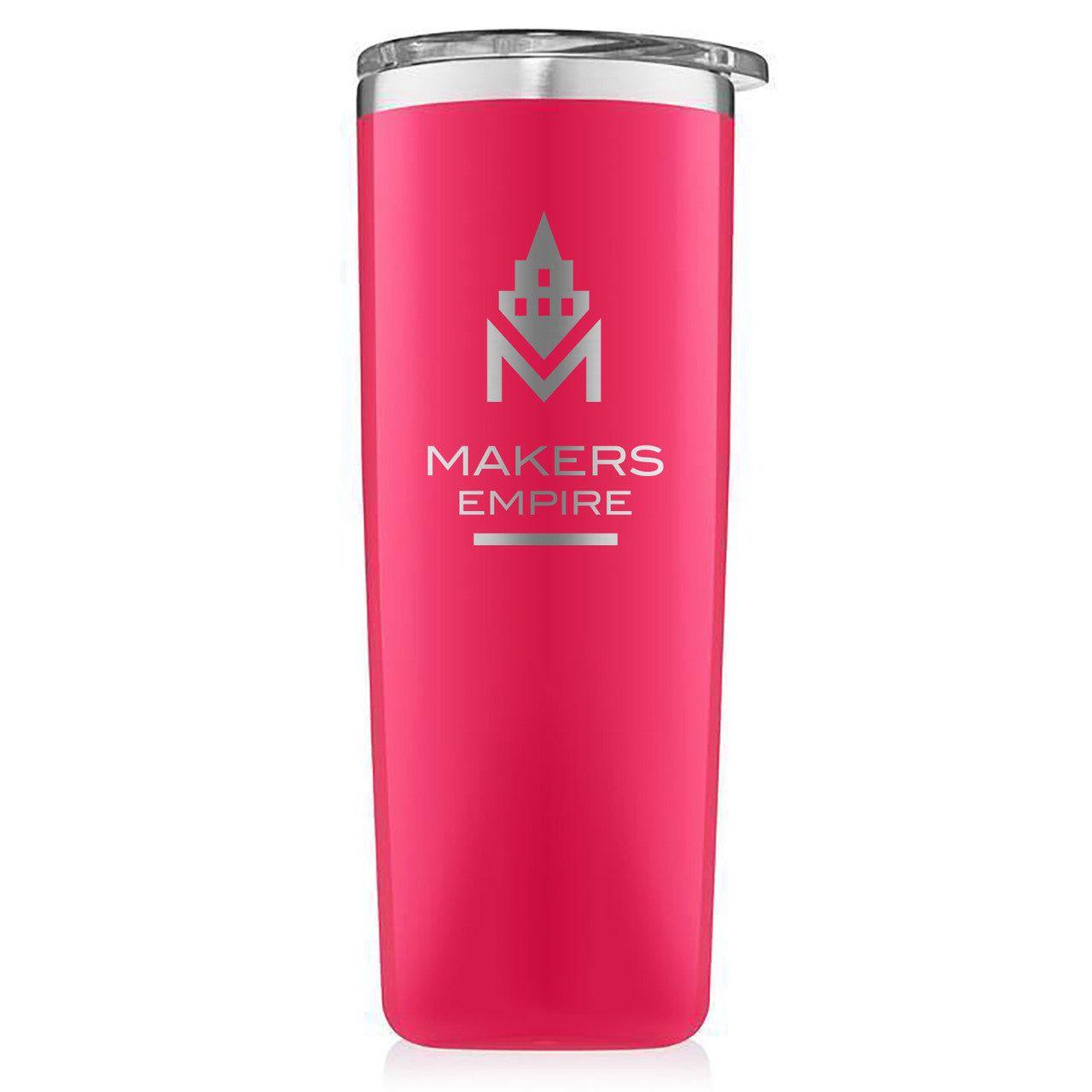 Neon Pink 12 oz Highball Tumbler by Brumate - Perfect Etch