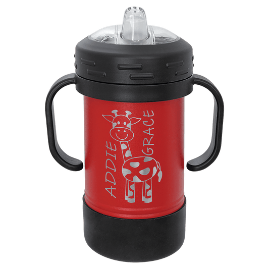 Polar Camel 10 oz Sippy Cup – Durable, Colorful, and Kid-Friendly - Perfect Etch