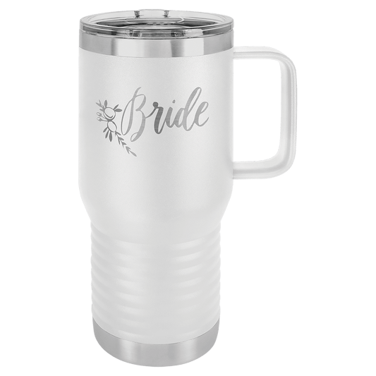 Polar Camel 20oz Insulated Travel Mug - Stylish Hydration Companion - Perfect Etch