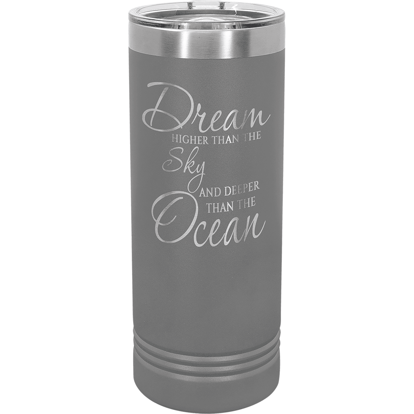 Polar Camel 22 oz Stainless Steel Skinny Tumbler - Perfect Etch