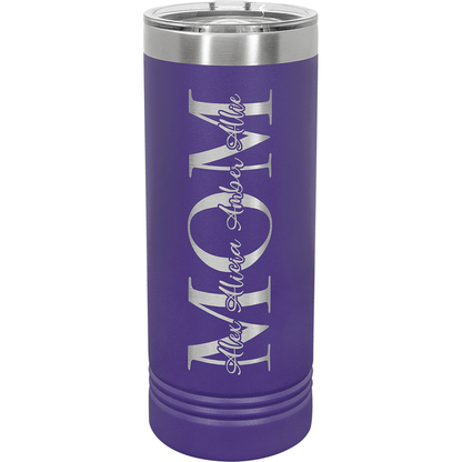 Polar Camel 22 oz Stainless Steel Skinny Tumbler - Perfect Etch