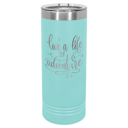 Polar Camel 22 oz Stainless Steel Skinny Tumbler - Perfect Etch