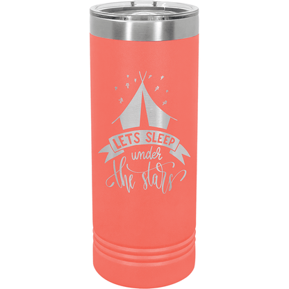 Polar Camel 22 oz Stainless Steel Skinny Tumbler - Perfect Etch