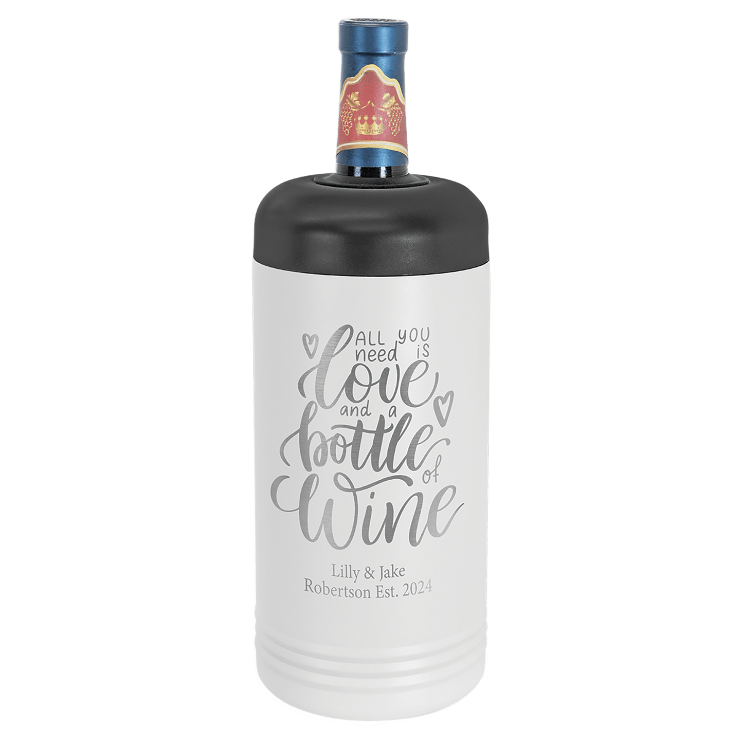 Polar Camel Wine Chiller Bottle – Elegant, Efficient, and Essential for Wine Lovers - Perfect Etch