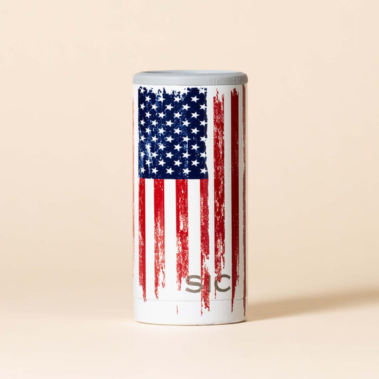 Slim Can Cooler | American Flag