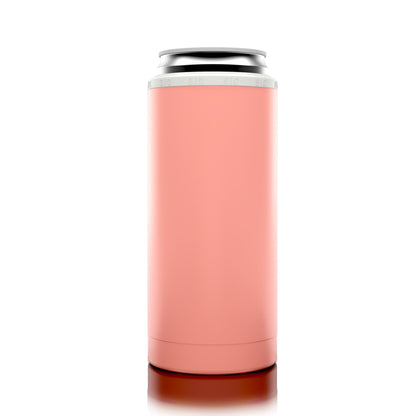 Slim Can Cooler | Matte Coral