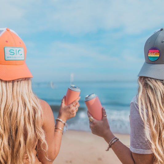 Slim Can Cooler | Matte Coral