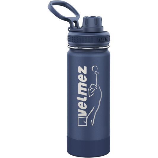 Stay Hydrated On-The-Go with the Takeya 18 oz Midnight Water Bottle - Perfect Etch