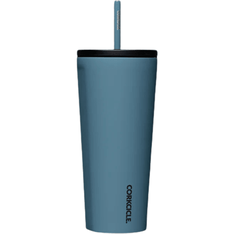 Storm Corkcicle Cold Cup 24oz with Silicone Straw - Hydration Partner - Perfect Etch