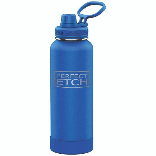 Takeya 24 oz Actives Water Bottle w/ Spout Lid - Cobalt - Perfect Etch