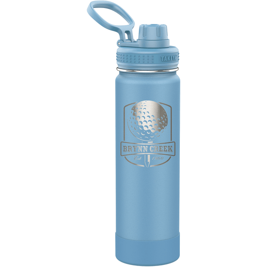 Takeya Actives 22 oz Water Bottle with Spout - BLSTN - Perfect Etch