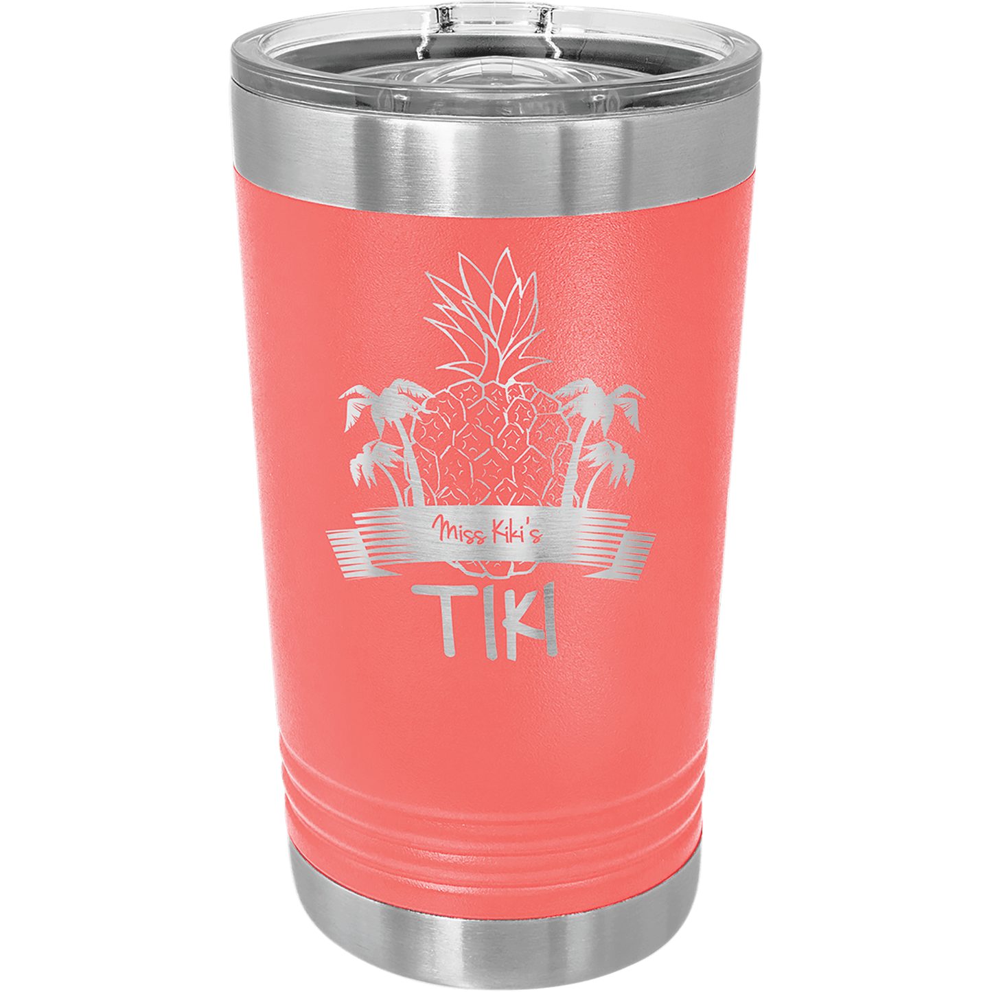 Ultimate Stainless Steel Pint Tumbler with Sliding Lid (Various Colors) - Perfect Etch