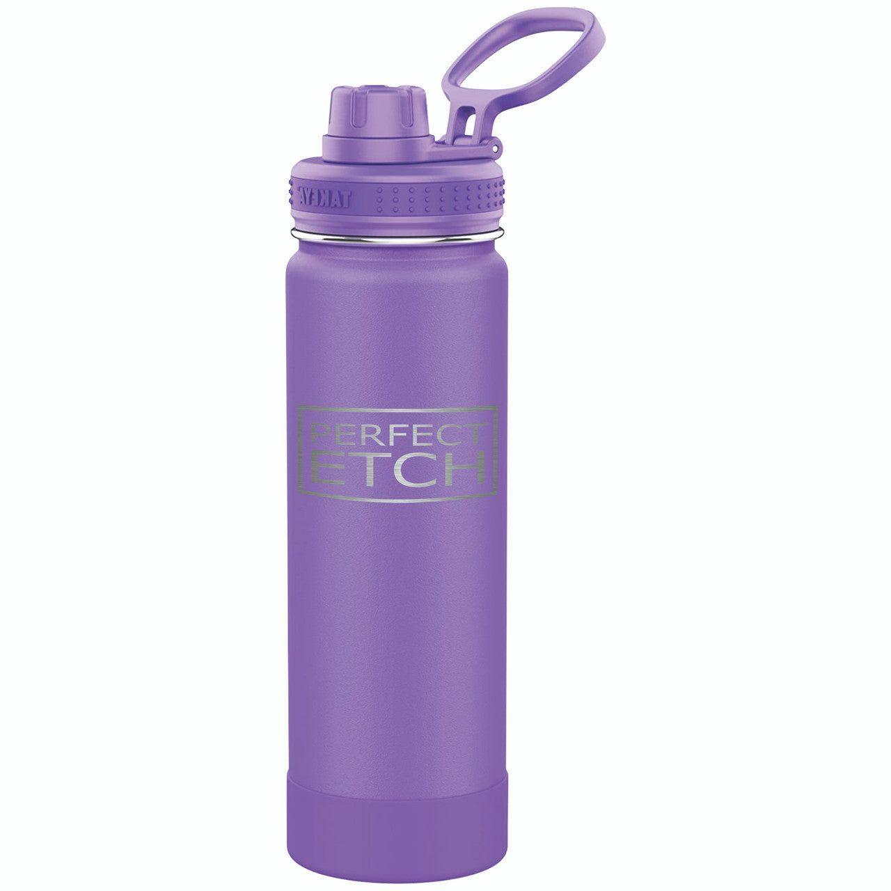 Ultimate Temperature Control Stainless Steel Water Bottle - Nitro Purple - Perfect Etch