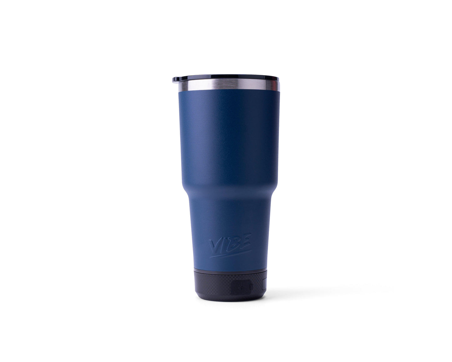 Vibrant Vibe 28oz Tumbler with Bluetooth Speaker and Power Bank in Assorted Colors - Perfect Etch