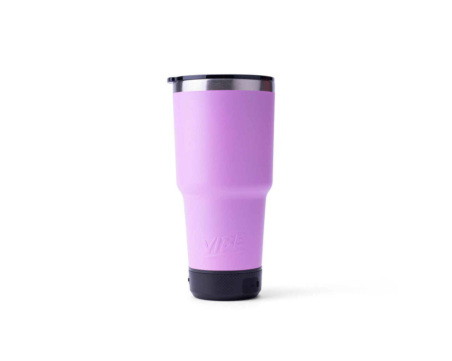 Vibrant Vibe 28oz Tumbler with Bluetooth Speaker and Power Bank in Assorted Colors - Perfect Etch