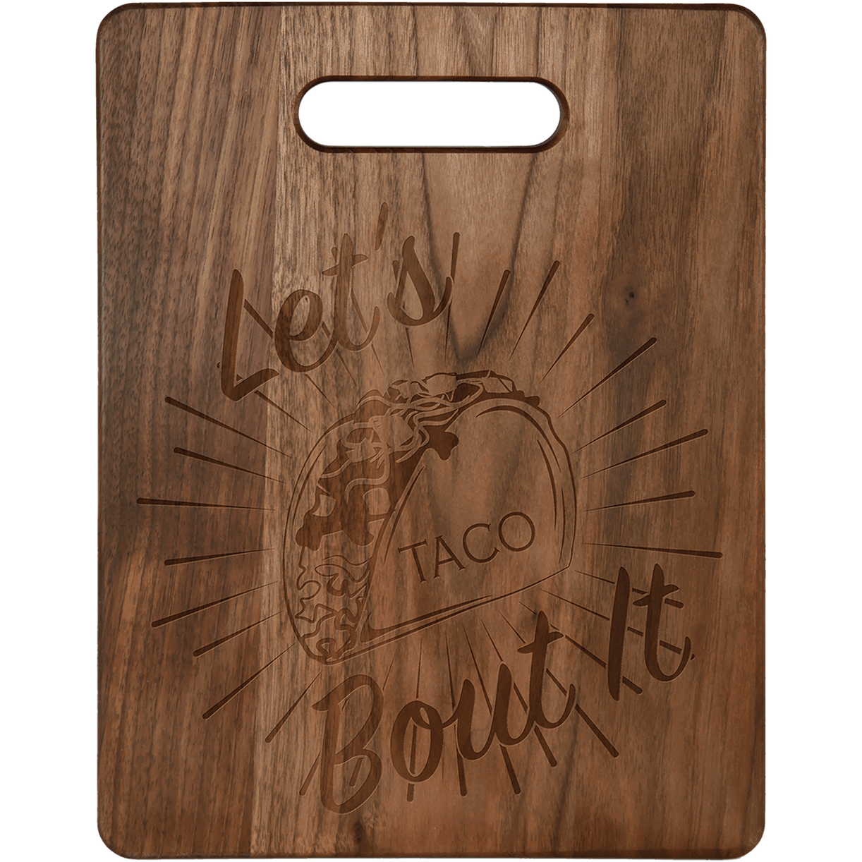 Walnut Cutting Board - Handcrafted Luxury for Your Kitchen - Perfect Etch