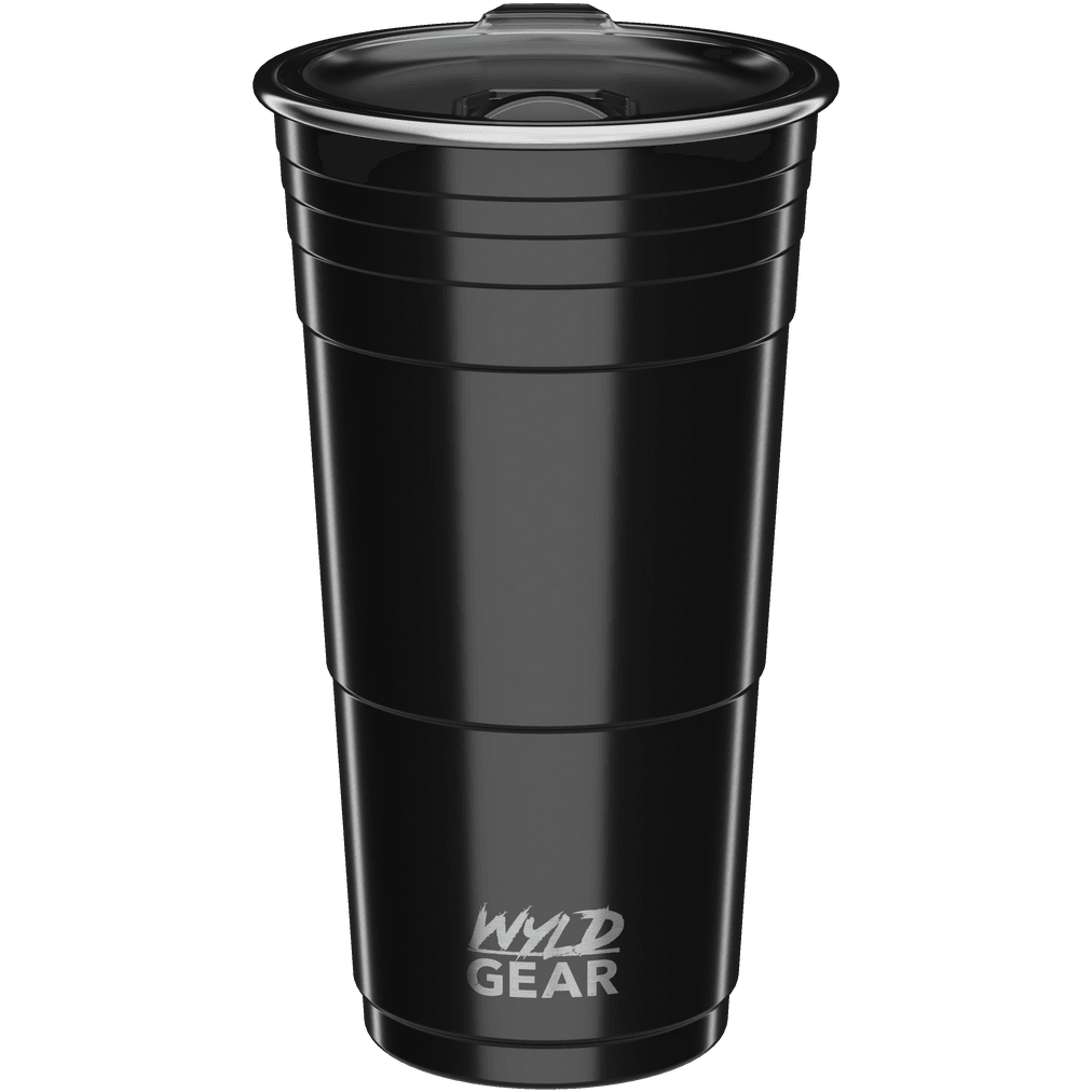 Wyld Cup 24oz - Black: Ultimate Party Cup Upgrade - Perfect Etch