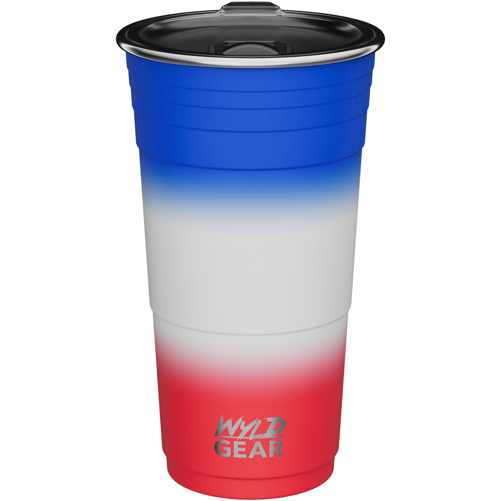 Wyld Cup 24oz: Patriotic Party Essential - Perfect Etch