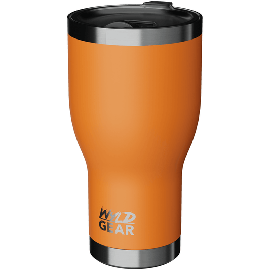 Wyld Gear - 30oz Burnt Orange Insulated Tumbler with Bottle Opener - Perfect Etch