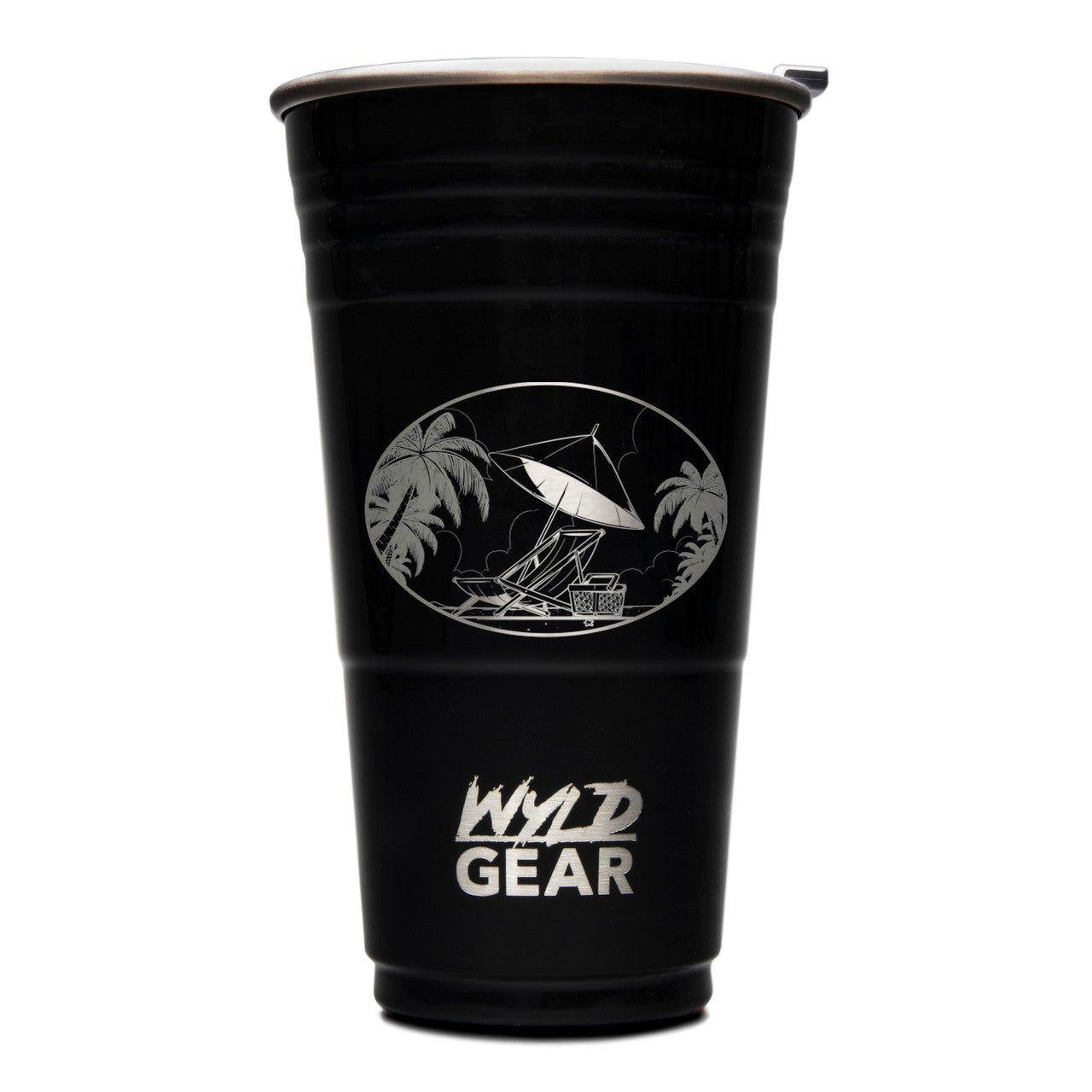 Wyld Gear 32oz Stainless Steel Cup - Multiple Colors - Perfect Etch