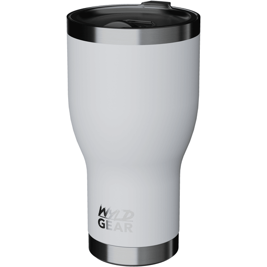 Wyld Gear - Arctic Chill 30oz Insulated Tumbler - Frosty White - Perfect Etch