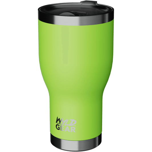 Wyld Gear - Lime 30oz Insulated Tumbler - Adventure-Ready Hydration Companion - Perfect Etch