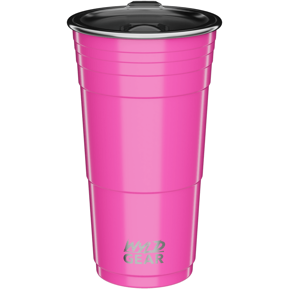 Wyld Party Cup 24oz - Pink - Perfect Etch