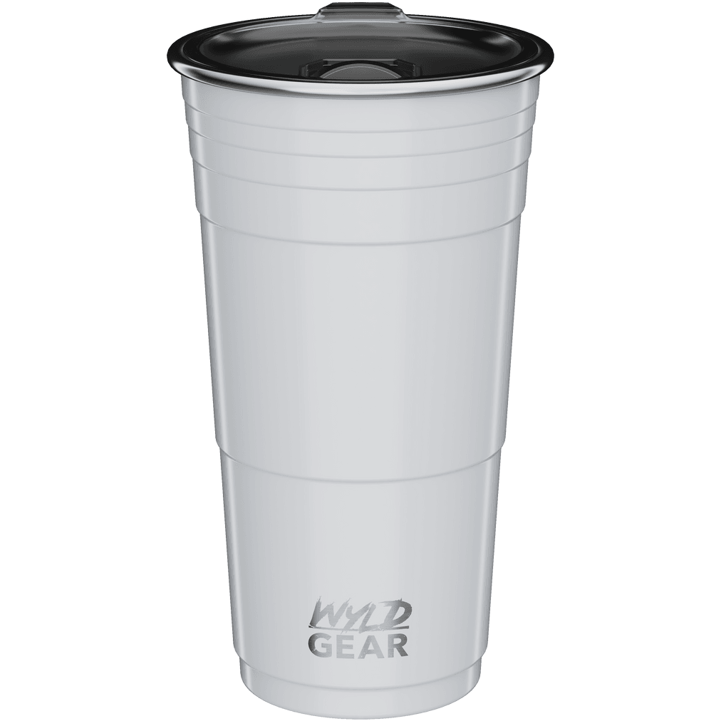 Wyld Party Tumbler 24oz - White - Perfect Etch