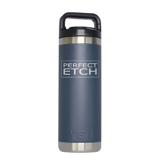 YETI 18 oz Bottle - Premium Insulated Stainless Steel Hydration Companion - Perfect Etch